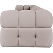 Meridian Furniture Orin Beige Velvet Performance Fabric 5 pc. Modular Sofa