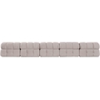 Meridian Furniture Orin Beige Velvet Performance Fabric 5 pc. Modular Sofa