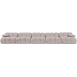 Meridian Furniture Orin Beige Velvet Performance Fabric 5 pc. Modular Sofa