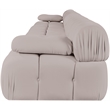 Meridian Furniture Orin Beige Velvet Performance Fabric 5 pc. Modular Sofa