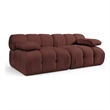 Meridian Furniture Orin Rose Velvet Performance Fabric 2 pc. Modular Sofa