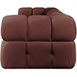 Meridian Furniture Orin Rose Velvet Performance Fabric 3 pc. Modular Sofa
