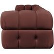 Meridian Furniture Orin Rose Velvet Performance Fabric 4 pc. Modular Sofa