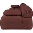 Meridian Furniture Orin Rose Velvet Performance Fabric 4 pc. Modular Sofa