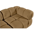 Meridian Furniture Orin Saddle Velvet Performance Fabric 2 pc. Modular Sofa