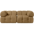 Meridian Furniture Orin Saddle Velvet Performance Fabric 2 pc. Modular Sofa