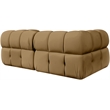 Meridian Furniture Orin Saddle Velvet Performance Fabric 2 pc. Modular Sofa