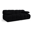 Meridian Furniture Orin Black Velvet Performance Fabric 2 pc. Modular Sofa
