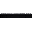 Meridian Furniture Orin Black Velvet Performance Fabric 5 pc. Modular Sofa