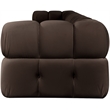 Meridian Furniture Orin Brown Velvet Performance Fabric 5 pc. Modular Sofa