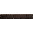 Meridian Furniture Orin Brown Velvet Performance Fabric 5 pc. Modular Sofa