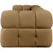 Meridian Furniture Orin Saddle Velvet Performance Fabric 3 pc. Modular Sofa