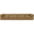 Meridian Furniture Orin Saddle Velvet Performance Fabric 4 pc. Modular Sofa