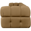 Meridian Furniture Orin Saddle Velvet Performance Fabric 4 pc. Modular Sofa