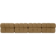 Meridian Furniture Orin Saddle Velvet Performance Fabric 4 pc. Modular Sofa