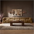 Meridian Furniture Orin Saddle Velvet Performance Fabric 5 pc. Modular Sofa