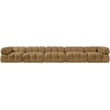 Meridian Furniture Orin Saddle Velvet Performance Fabric 5 pc. Modular Sofa