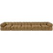 Meridian Furniture Orin Saddle Velvet Performance Fabric 5 pc. Modular Sofa
