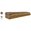 Meridian Furniture Orin Saddle Velvet Performance Fabric 5 pc. Modular Sofa