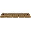 Meridian Furniture Orin Saddle Velvet Performance Fabric 5 pc. Modular Sofa