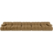 Meridian Furniture Orin Saddle Velvet Performance Fabric 5 pc. Modular Sofa