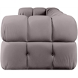 Meridian Furniture Orin Taupe Velvet Performance Fabric 3 pc. Modular Sofa