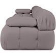 Meridian Furniture Orin Taupe Velvet Performance Fabric 3 pc. Modular Sofa