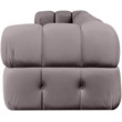 Meridian Furniture Orin Taupe Velvet Performance Fabric 4 pc. Modular Sofa