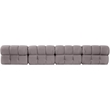 Meridian Furniture Orin Taupe Velvet Performance Fabric 4 pc. Modular Sofa