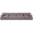 Meridian Furniture Orin Taupe Velvet Performance Fabric 4 pc. Modular Sofa