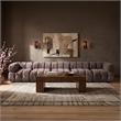 Meridian Furniture Orin Taupe Velvet Performance Fabric 5 pc. Modular Sofa