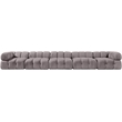 Meridian Furniture Orin Taupe Velvet Performance Fabric 5 pc. Modular Sofa