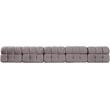 Meridian Furniture Orin Taupe Velvet Performance Fabric 5 pc. Modular Sofa