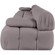 Meridian Furniture Orin Taupe Velvet Performance Fabric 5 pc. Modular Sofa