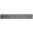 Meridian Furniture Orin Taupe Velvet Performance Fabric 5 pc. Modular Sofa