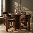 Meridian Furniture Sacha Brown Velvet Upholstered Counter Stool
