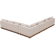 Meridian Furniture Solace Beige Performance Fabric 4pc. Patio Modular Sectional