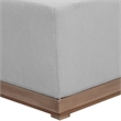 Meridian Furniture Solace Grey Performance Fabric 5pc. Patio Modular Sectional