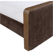 Meridian Furniture Dalton Brown Fabric Upholstered King Bed