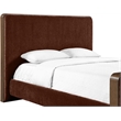 Meridian Furniture Dalton Burgundy Fabric Upholstered King Bed