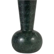 Meridian Furniture Lucente Green Genuine Marble Base And Linen Shade Table Lamp