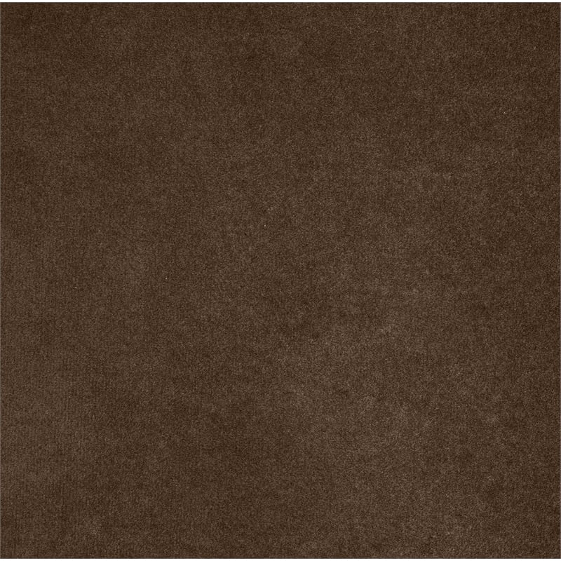 Meridian Furniture Velin Brown Velvet Upholstered Ottoman / Stool