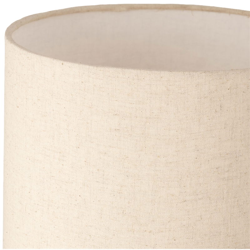 Meridian Furniture Vellum Green Genuine Marble Base And Linen Shade Table Lamp