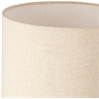 Meridian Furniture Vellum Green Genuine Marble Base And Linen Shade Table Lamp