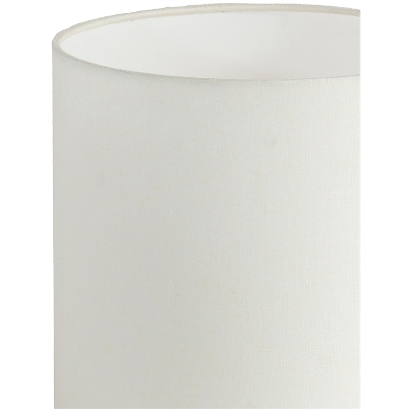 Meridian Furniture Vellum Off White Genuine Marble Base Table Lamp
