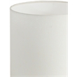 Meridian Furniture Vellum Off White Genuine Marble Base Table Lamp