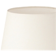 Meridian Furniture Solis Off White Genuine Marble And Mango Wood Base Table Lamp