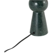 Meridian Furniture Pietra Green Genuine Marble Base And Linen Shade Table Lamp