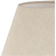 Meridian Furniture Pietra Green Genuine Marble Base And Linen Shade Table Lamp