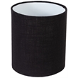 Meridian Furniture Paros Black Genuine Marble Base And Cotton Shade Table Lamp